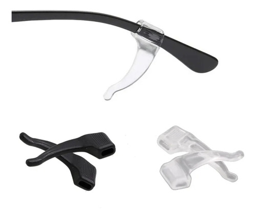 Sujetador Antideslizante Gafas Silicona X 10 Unds Gancho