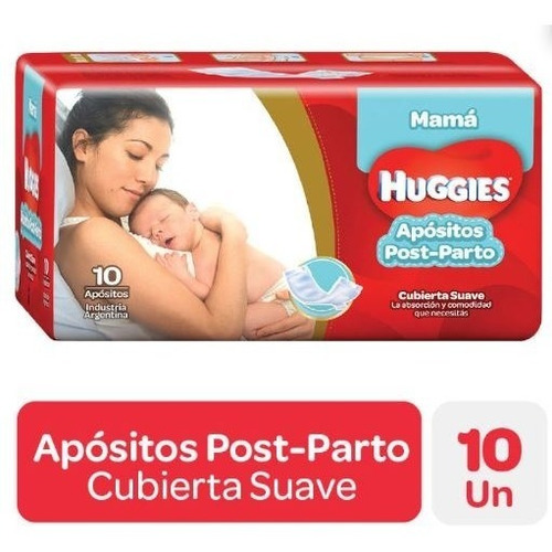 5 Paquetes Aposito Post Parto Mama Huggies 10 Unit