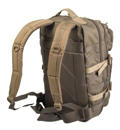 Imagen 3 de 4 de Mochila Táctica Mil-tec Ranger Verde Con Coyote Impermeable