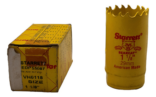 Starrett Vh0118 Hole Saw 1-1/8 (29mm)