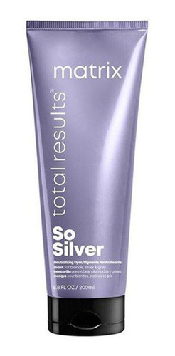 Máscara Matrix So Silver Pigmentos Violeta Neutraliza 200ml