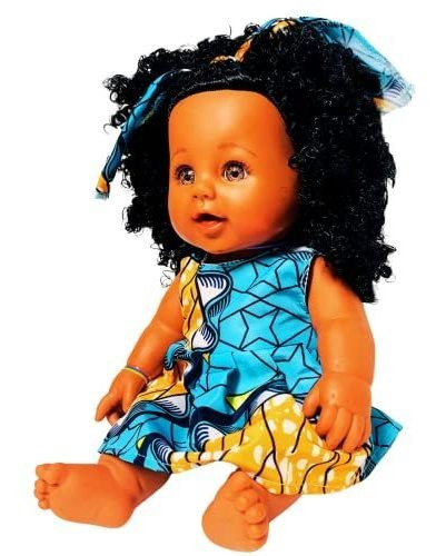 Magui Realistic Bebé Negro Chica Doll Juguete... X8tt2