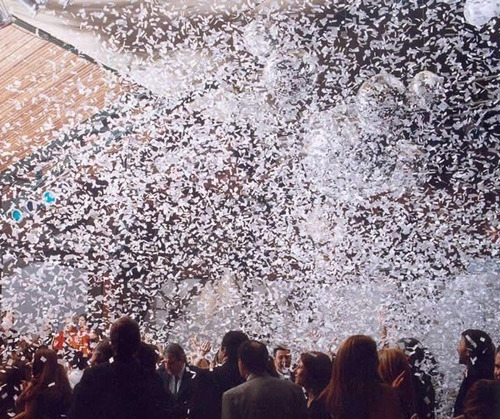  Confeti Blanco Papelitos De Seda  Lanza Papel 5 Kilos