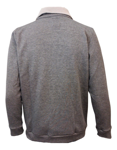 Campera Cuello Algodon Frizado Premium Piel Interna Hombre