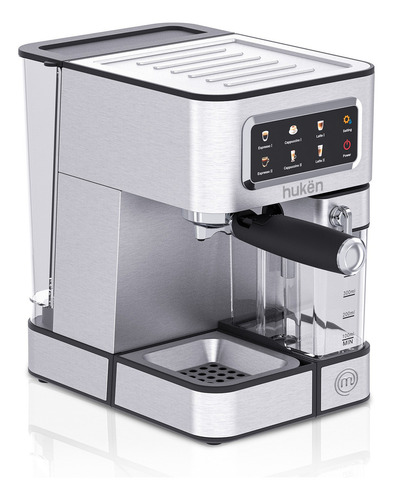 Cafetera Automática Barista+ 15 Bares | Masterchef By Hukën Color Plateado