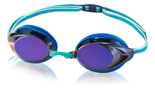 Gafas De Natación Speedo , Espejadas, Azul / Iridiscente