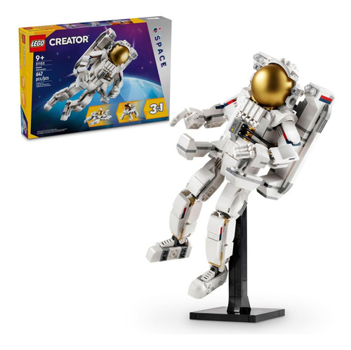 Lego Creator Juguete De Astronauta Espacial 3 En 1, Juego De