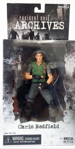 Chris Redfield Residen Evil Archie Es Neca