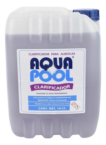Clarificador Para Albercas De 10 Litros Aqua Pool
