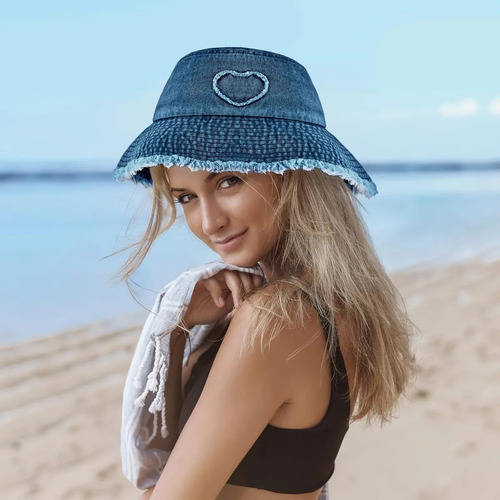 Sombreros De Mezclilla Para Mujer, Sombrero De Sol De Mezcli