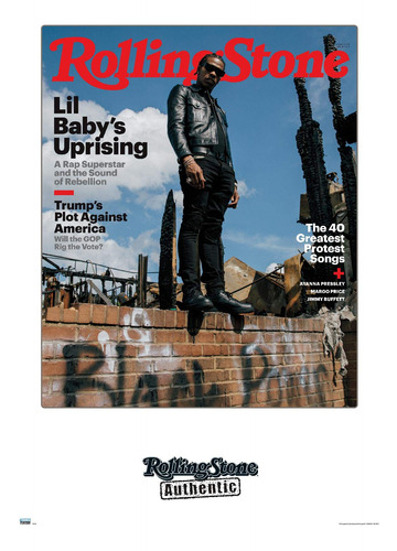 Rolling Stone Magazine - Póster De Pared Lil 20, 22.37...