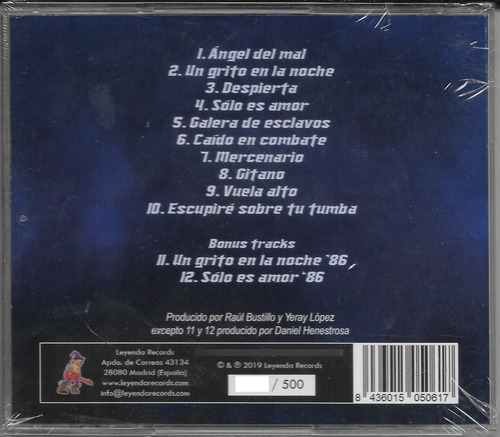 Claxon - Mercenario Cd Nuevo!!