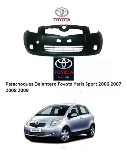 Parachoque Delantero Toyota Yaris 2006-2009 Original