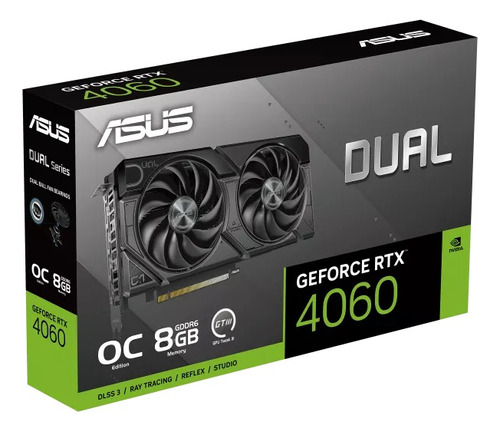  Tarjeta De Video  Rtx 4060 Asus Dual Evo Oc 8gb Gddr6