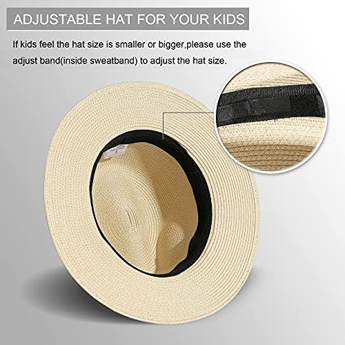 Sombrero Fedora De Verano Jastore Para Niños Pequeños Y Niña
