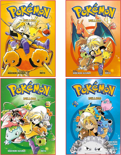 Combo Pokemon Yellow 01, 02, 03 Y 04 - Manga - Panini