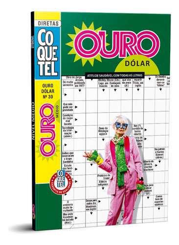 Livro Coquetel Ouro Dólar nível médio Ed 30, de Coquetel, Equipe. Editorial Coquetel - NF, capa mole em português, 2022