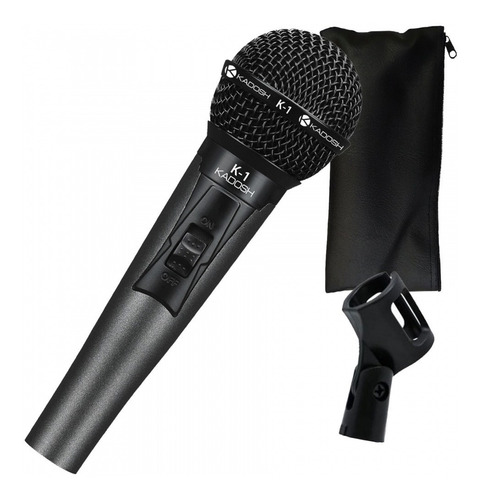 Microfone Dinâmico Com Fio K-1 De Mão - Kadosh