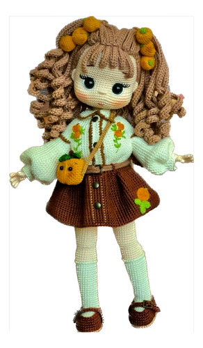 Muñeca Tejida A Crochet Personalizada