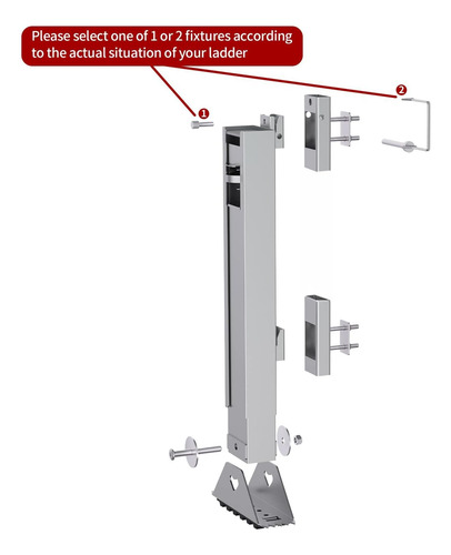 Par De Niveladores De Escalera Para Escalera De Extensión, N