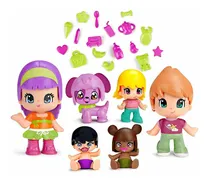 Comprar Muñecas Pinypon  6 Figuras Y Accesorios Original Famosa