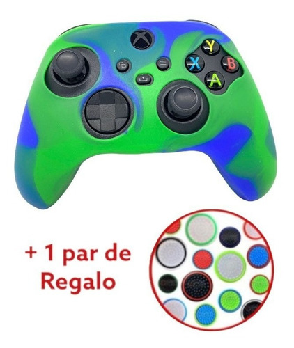 Funda Protectora Xbox Series S Y X Silicón Control  + Grips