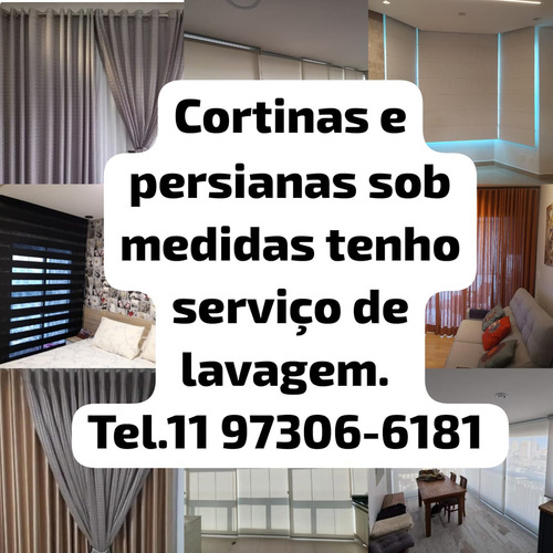 Cortina E Persiana Sob Medida E Lavagem .
