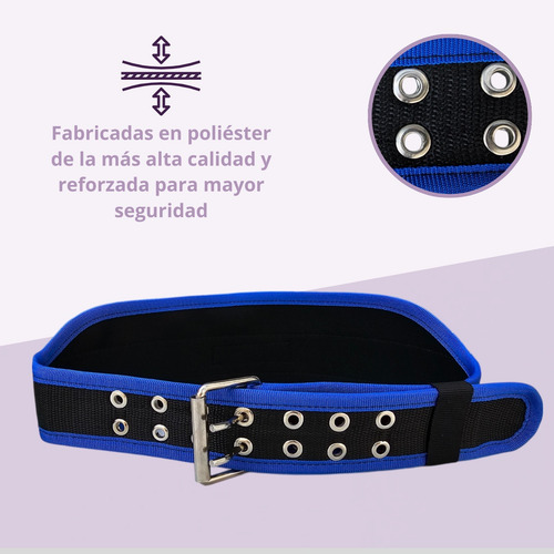 Faja Para Gym Cinturón Levantamiento Pesas Crossfit