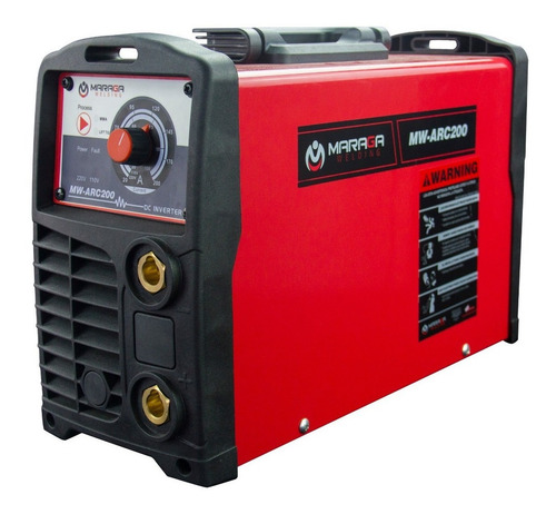 Soldadora inverter Maraga Arc MW-ARC200 roja y negra 50Hz/60Hz 110V/220V