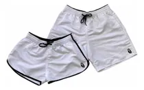 Comprar Shorts Iguais Kit Casal Moda Praia Namorados Bermudas Mozão