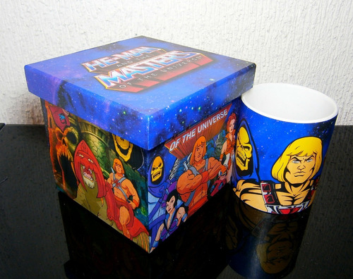 Taza He Man Y Skeletor, Con Estuche Sublimado Game Over