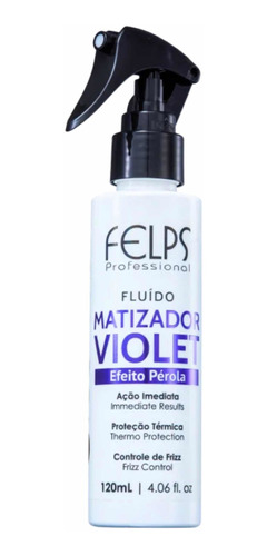 Felps Fluído Matizador Violet Efeito Pérola 120ml + Brinde