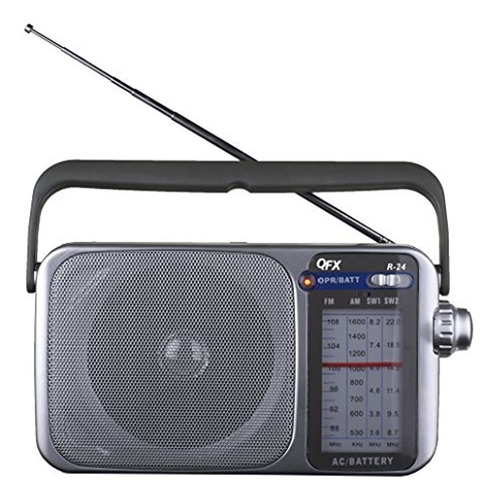 Radio Portatil Qfx R24 Amfmsw1sw2