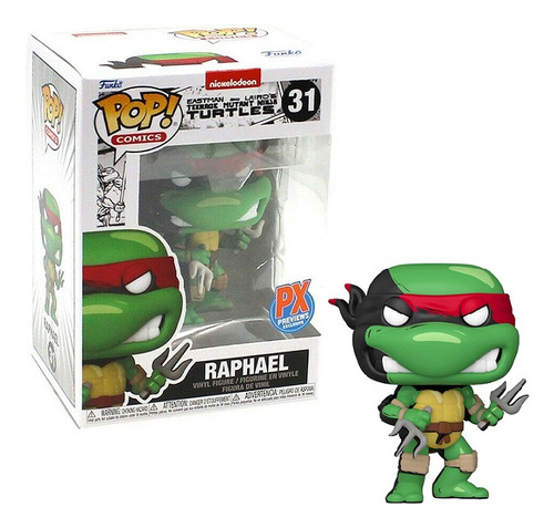 Funko Pop Teenage Mutant Ninja Turtles Rafael#31 Px Original