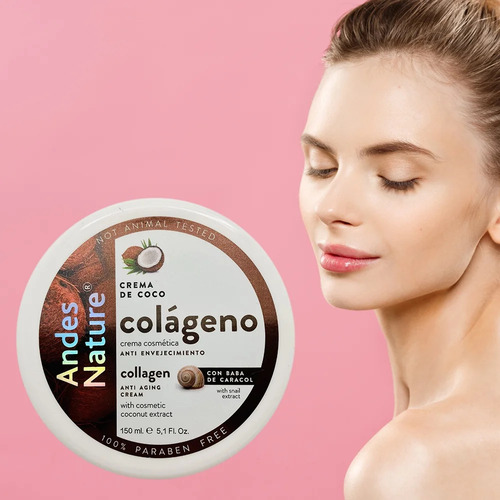 Crema Colágeno Anti-arrugas Andes N Con Baba De Caracol 150g Momento De Aplicación Día/noche Tipo De Piel Normal