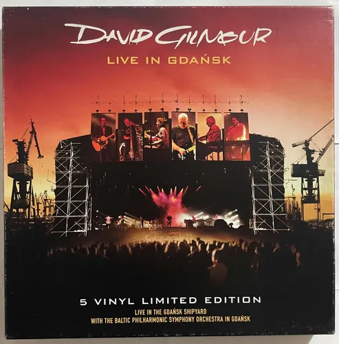 David Gilmour Live in Gdańsk 5ディスク David Gilmour- Live In Gdansk- Boxset 5 Lp Vinilo Pink Floyd