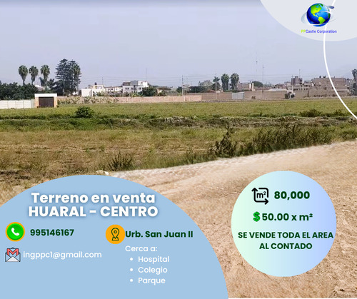 Terreno En Venta - Huaral Centro - Expansión Urbana Y Otros