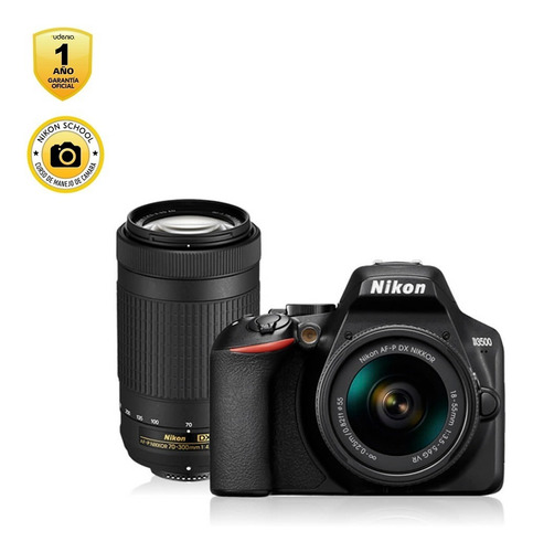 Nikon D3500 + Lente 18-55mm + 70-300mm