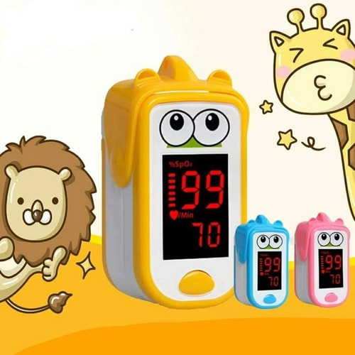 Saturometro - Oxímetro Pediátrico Infantil Color Amarillo | Envío gratis Saturometro - Oxímetro Pediátrico Infantil Color Amarillo | Envío gratis