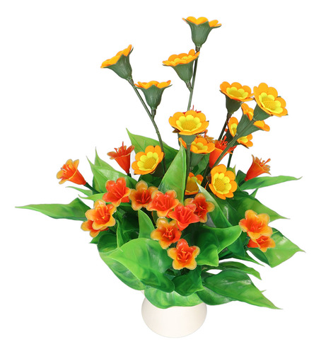 Plantas Artificiales Para Acuarios, Decoración Floral, Peces
