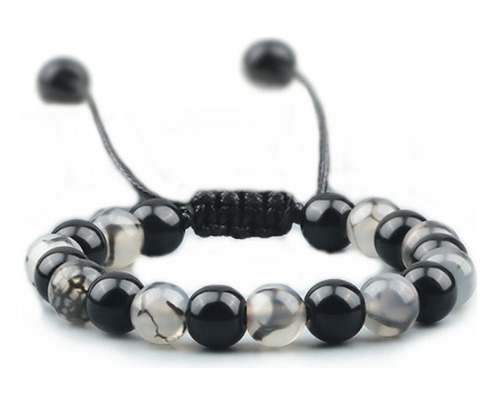 Pulsera Piedra Natural Ojo De Tigre Obsidiana Joyas