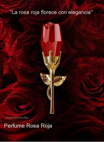 Perfume Di Xianger Red Rose para mujer, fragancia ligera y duradera, fragancia floral fresca