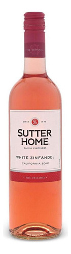 Pack De 2 Vino Rosado Sutter Home White Zinfandel 750 Ml