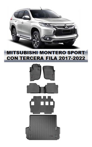 Alfombras Weathertech Mitsubishi Montero Sport 2017-2023