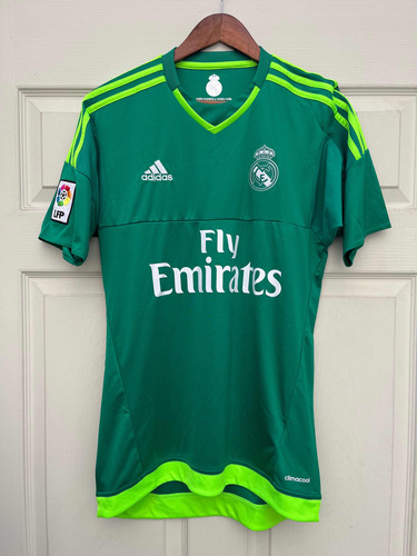 Jersey Real Madrid 2015 2016 Portero Verde Original Hombre