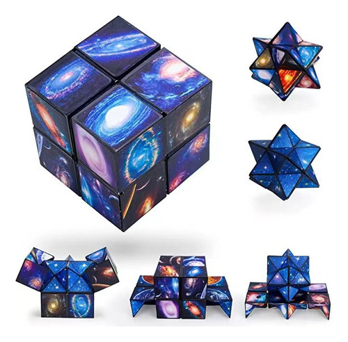 Cubo De Rubik Infinito 2 En 1 3d De Starry Sky Variety C