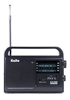 Kaito Ka390 Radio Ama Fm Portátil De Onda Corta Para Am /fm