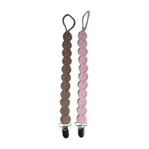 Comprar Portachupetes Tejidos En Hilo Con Broche Madison X 2 Und