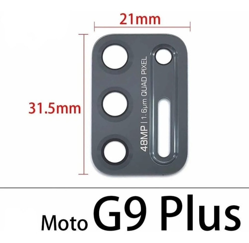 Vidrio Cámara Trasera Para Moto G9 Plus