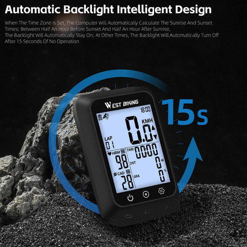 Velocímetro Inalámbrico Cycle Gps Computer Ipx7